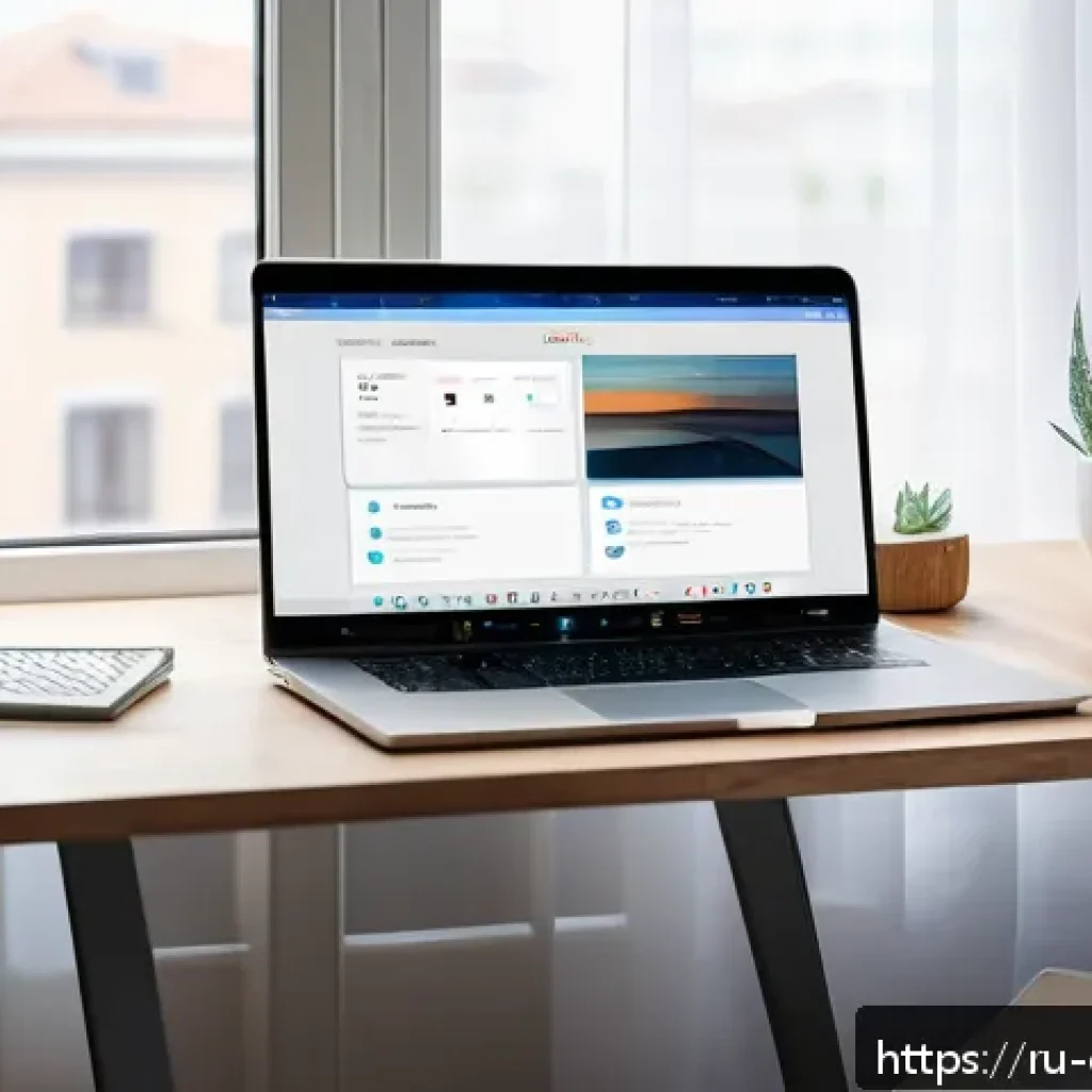 상담심리사에게 유용한 온라인 도구 - A modern psychologist&rsquo;s digital workspace showcasing a sleek laptop displaying a secure video consul...